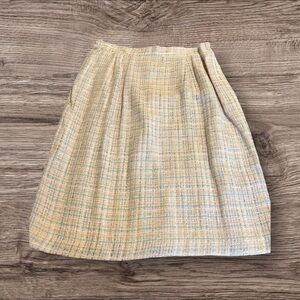 Vintage The Very Thing! Pink Tweed Midi Skirt Size 16